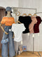 Wide Neck Fitted Top